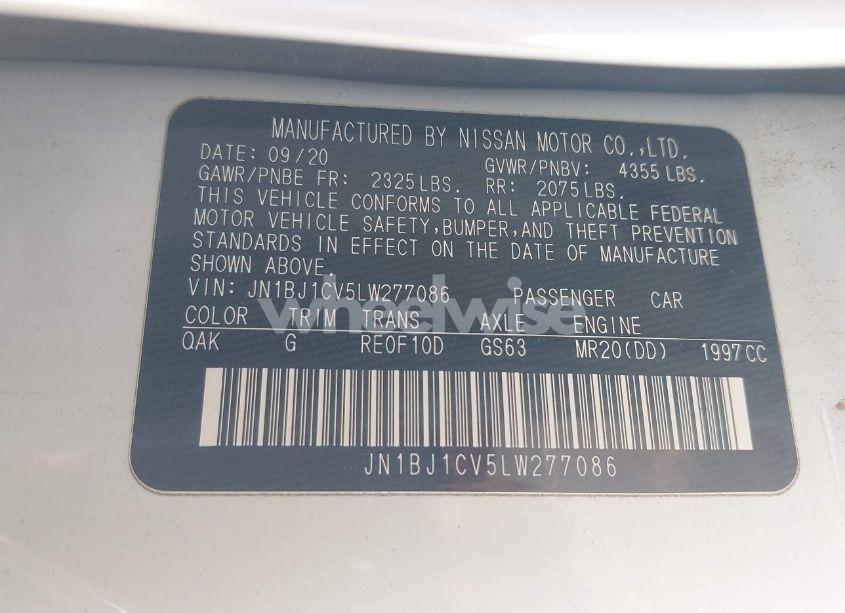 Photo 9 of 2020 Nissan Rogue SPORT S FWD XTRONIC CVT (VIN JN1BJ1CV5LW277086)