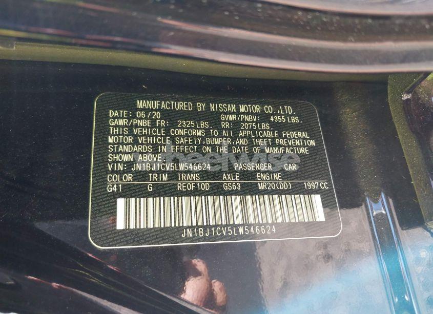 Photo 9 of 2020 Nissan Rogue SPORT SV FWD XTRONIC CVT (VIN JN1BJ1CV5LW546624)