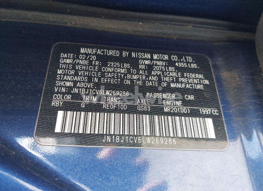 Photo 9 of 2020 Nissan Rogue SPORT S FWD XTRONIC CVT (VIN JN1BJ1CV6LW269286)