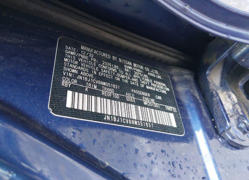 Photo 9 of 2022 Nissan Rogue SPORT SL FWD XTRONIC CVT (VIN JN1BJ1CV6NW351831)