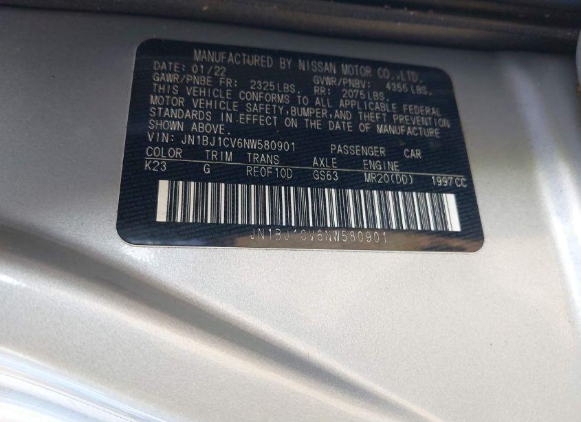 Photo 9 of 2022 Nissan Rogue SPORT SL FWD XTRONIC CVT (VIN JN1BJ1CV6NW580901)