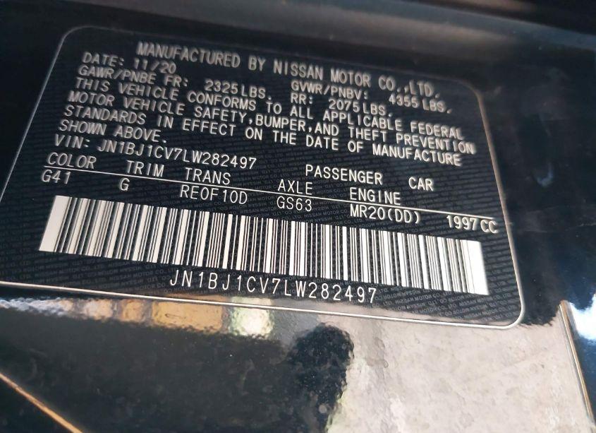 Photo 9 of 2020 Nissan Rogue SPORT S FWD XTRONIC CVT (VIN JN1BJ1CV7LW282497)