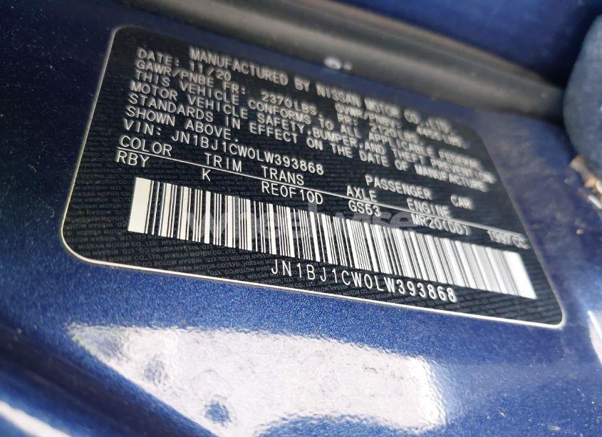 Photo 9 of 2020 Nissan Rogue SPORT SV AWD XTRONIC CVT (VIN JN1BJ1CW0LW393868)