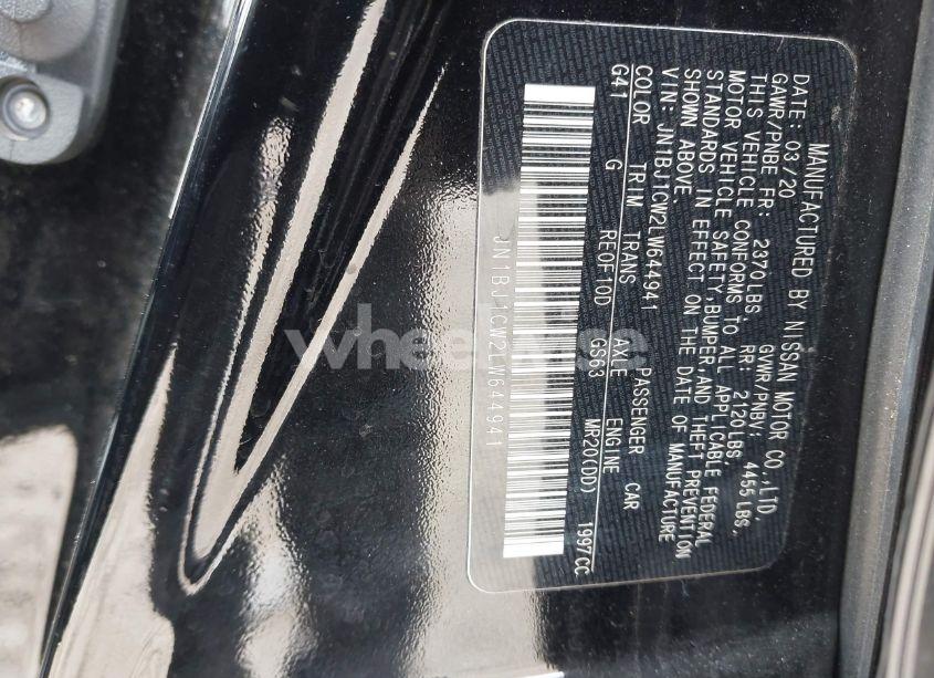 Photo 9 of 2020 Nissan Rogue SPORT S AWD XTRONIC CVT (VIN JN1BJ1CW2LW644941)