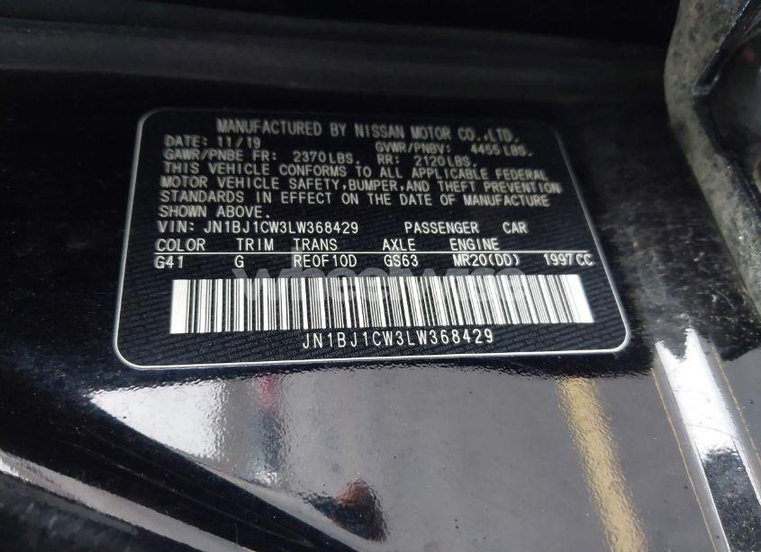 Photo 9 of 2020 Nissan Rogue SPORT S AWD XTRONIC CVT (VIN JN1BJ1CW3LW368429)