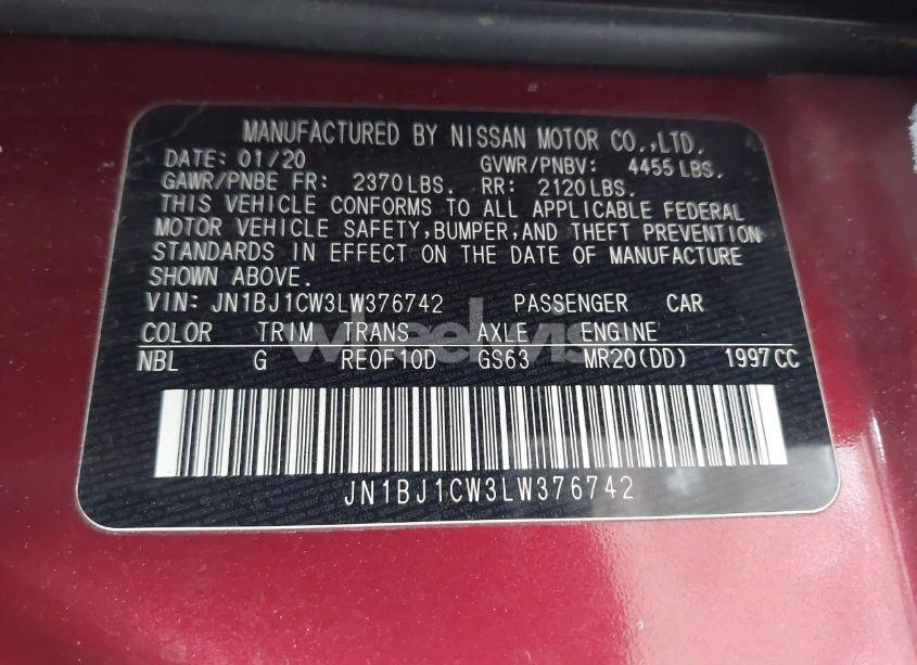 Photo 9 of 2020 Nissan Rogue SPORT (VIN JN1BJ1CW3LW376742)