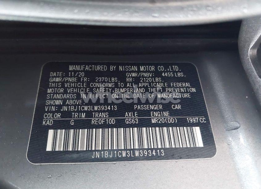 Photo 9 of 2020 Nissan Rogue SPORT SV AWD XTRONIC CVT (VIN JN1BJ1CW3LW393413)