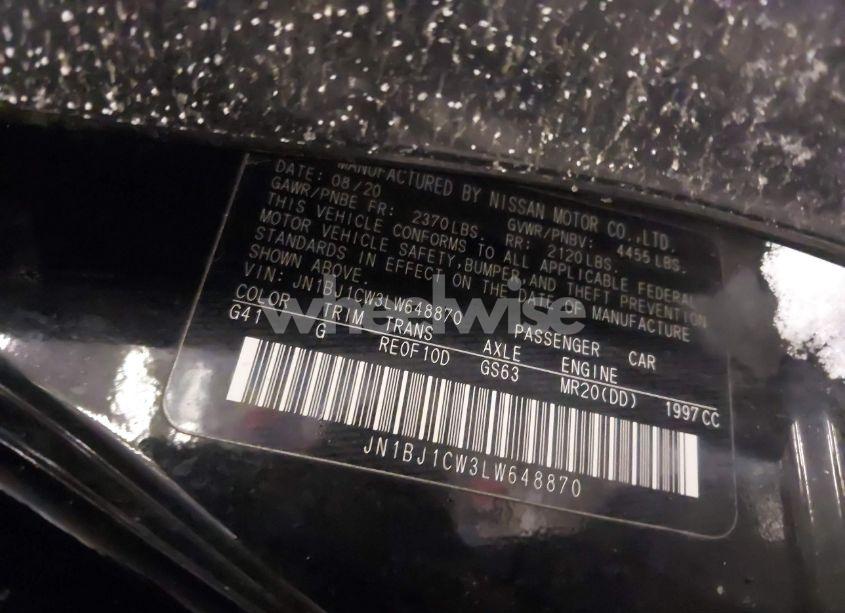 Photo 9 of 2020 Nissan Rogue SPORT SV AWD XTRONIC CVT (VIN JN1BJ1CW3LW648870)