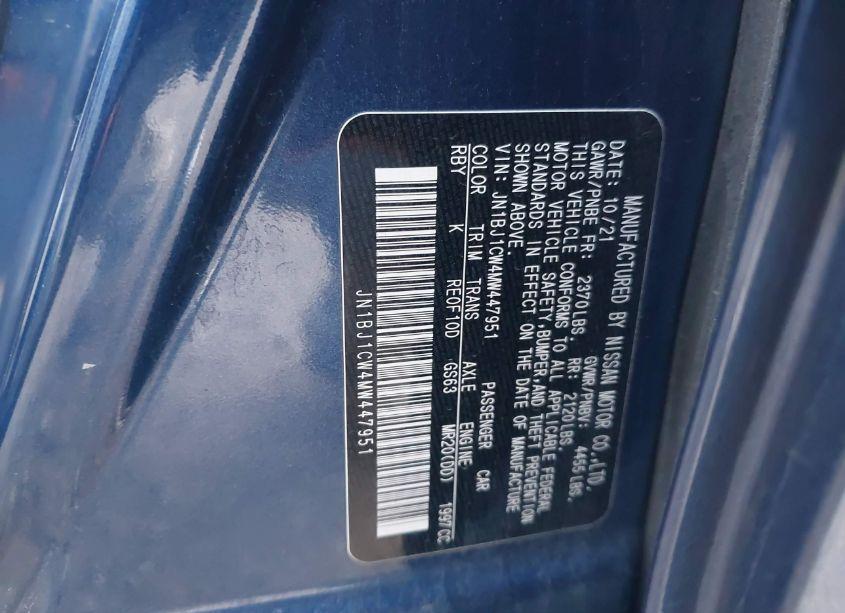 Photo 9 of 2021 Nissan Rogue SPORT SL AWD XTRONIC CVT (VIN JN1BJ1CW4MW447951)