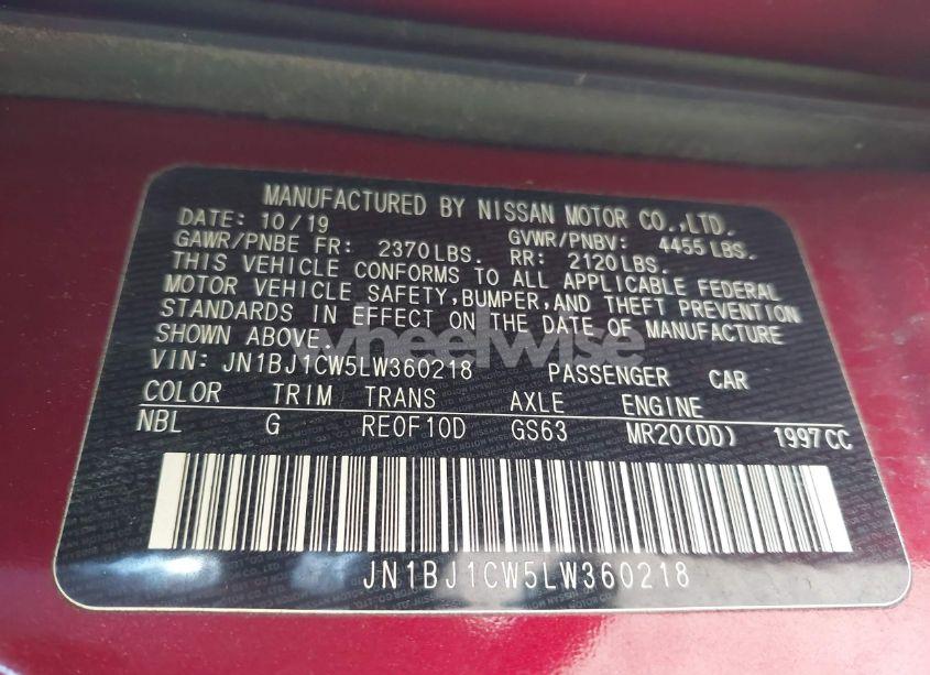 Photo 9 of 2020 Nissan Rogue SPORT S AWD XTRONIC CVT (VIN JN1BJ1CW5LW360218)