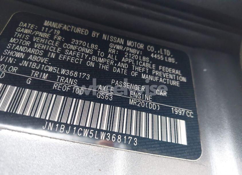 Photo 9 of 2020 Nissan Rogue SPORT SV AWD XTRONIC CVT (VIN JN1BJ1CW5LW368173)