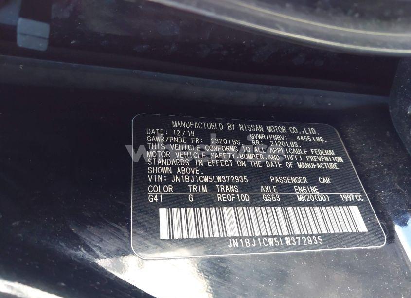 Photo 9 of 2020 Nissan Rogue SPORT S AWD XTRONIC CVT (VIN JN1BJ1CW5LW372935)