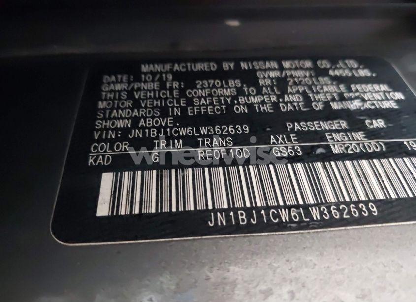 Photo 9 of 2020 Nissan Rogue SPORT SV AWD XTRONIC CVT (VIN JN1BJ1CW6LW362639)