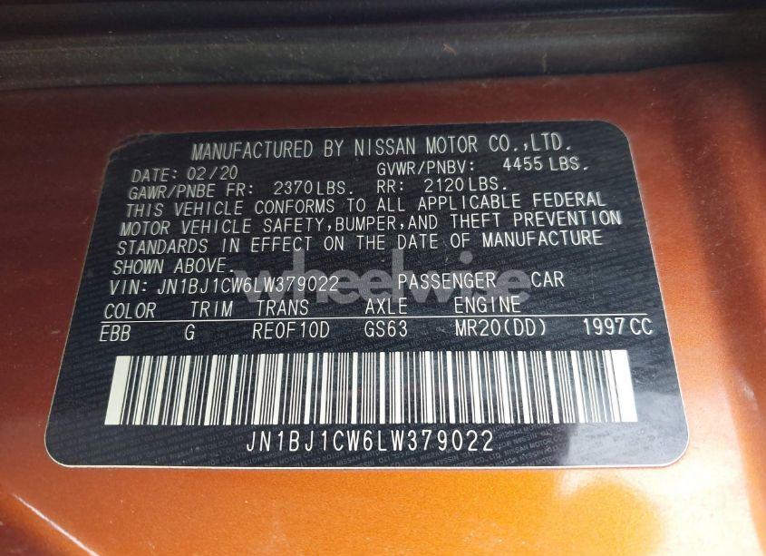 Photo 9 of 2020 Nissan Rogue SPORT SV AWD XTRONIC CVT (VIN JN1BJ1CW6LW379022)