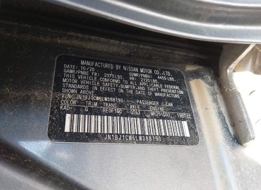 Photo 9 of 2020 Nissan Rogue SPORT SV AWD XTRONIC CVT (VIN JN1BJ1CW6LW388190)