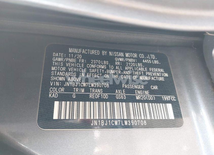 Photo 9 of 2020 Nissan Rogue SPORT SV AWD XTRONIC CVT (VIN JN1BJ1CW7LW390708)