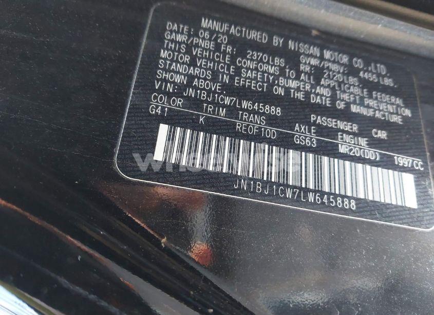 Photo 9 of 2020 Nissan Rogue SPORT SV AWD XTRONIC CVT (VIN JN1BJ1CW7LW645888)