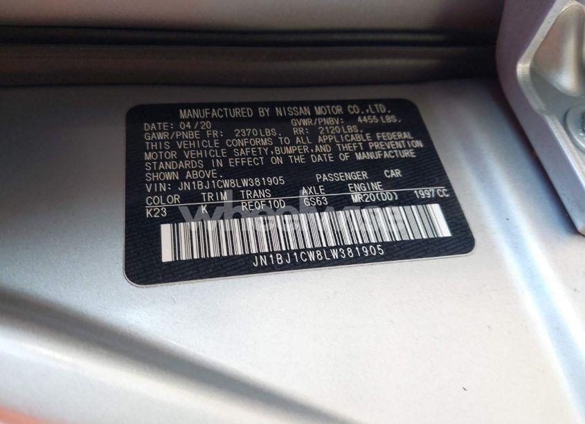 Photo 9 of 2020 Nissan Rogue SPORT SL AWD XTRONIC CVT (VIN JN1BJ1CW8LW381905)
