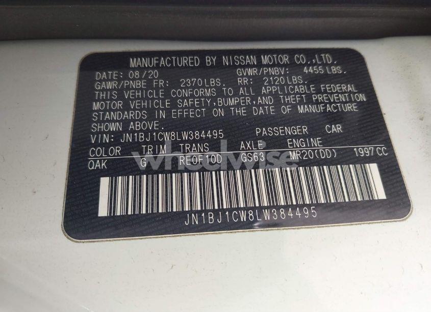 Photo 9 of 2020 Nissan Rogue SPORT S AWD XTRONIC CVT (VIN JN1BJ1CW8LW384495)