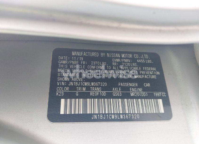Photo 9 of 2020 Nissan Rogue SPORT S AWD XTRONIC CVT (VIN JN1BJ1CW9LW367320)