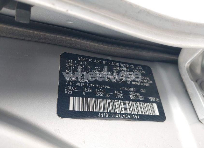 Photo 9 of 2020 Nissan Rogue SPORT S AWD XTRONIC CVT (VIN JN1BJ1CWXLW365494)