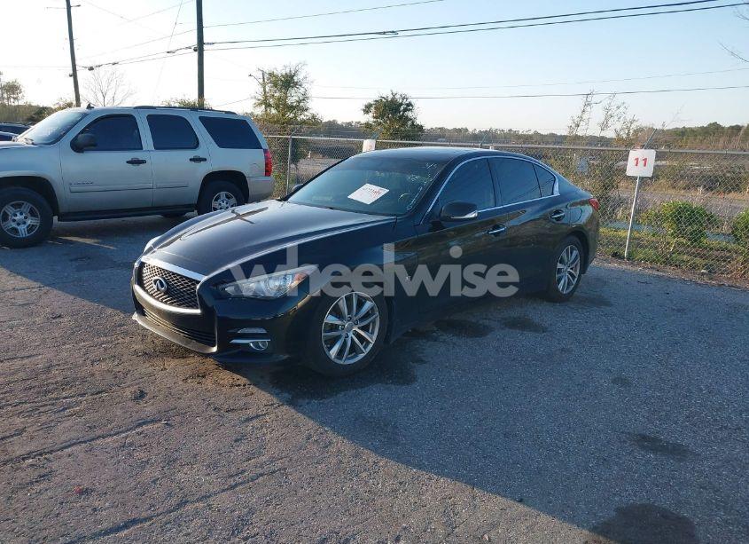 Photo 2 of 2015 Infiniti Q50 PREMIUM (VIN JN1BV7AP1FM349185)
