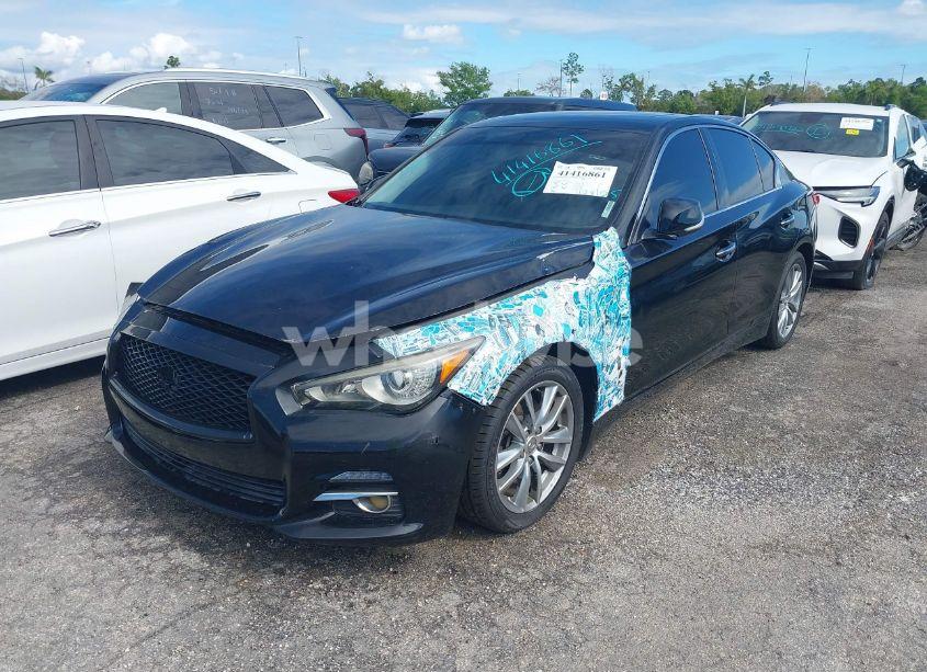 Photo 2 of 2014 Infiniti Q50 PREMIUM (VIN JN1BV7AP2EM691629)