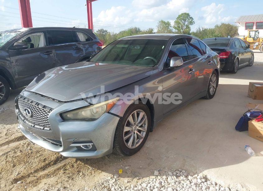 Photo 2 of 2014 Infiniti Q50 PREMIUM (VIN JN1BV7AP5EM676395)