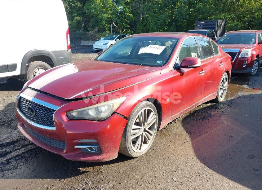 Photo 2 of 2014 Infiniti Q50 PREMIUM (VIN JN1BV7AP6EM670511)