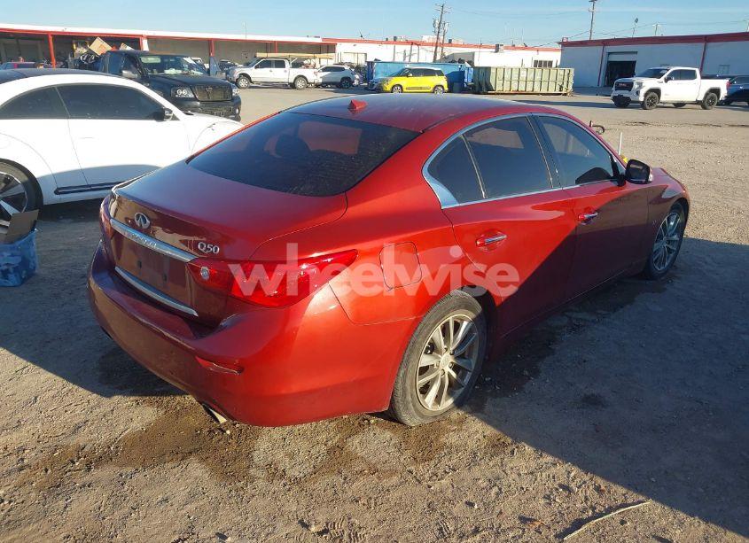 Photo 4 of 2014 Infiniti Q50 PREMIUM (VIN JN1BV7AP7EM679430)