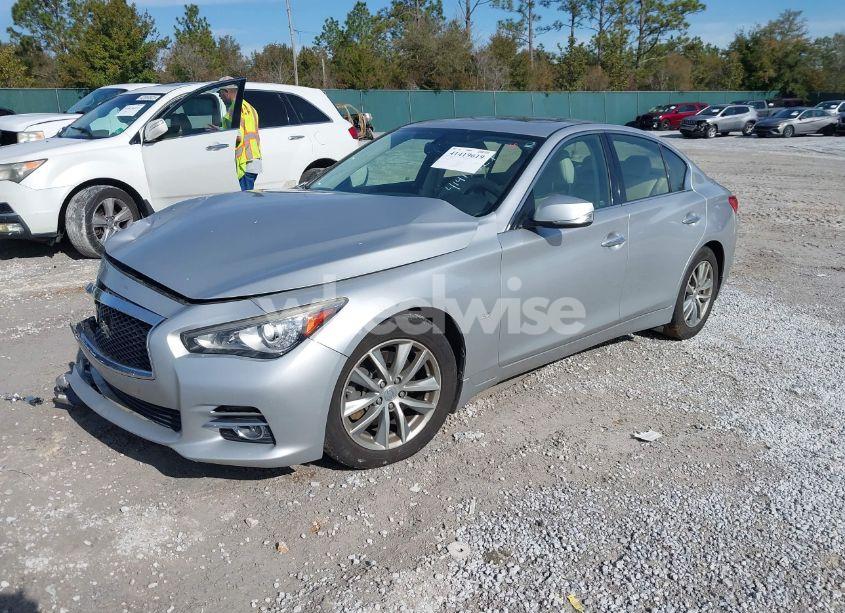 Photo 2 of 2015 Infiniti Q50 PREMIUM (VIN JN1BV7AP7FM352253)