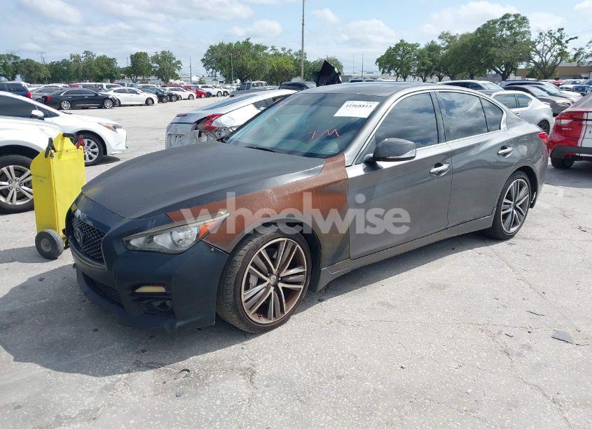Photo 2 of 2015 Infiniti Q50 SPORT (VIN JN1BV7AP8FM352195)