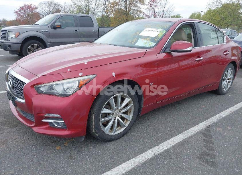Photo 2 of 2014 Infiniti Q50 PREMIUM (VIN JN1BV7AR1EM701939)