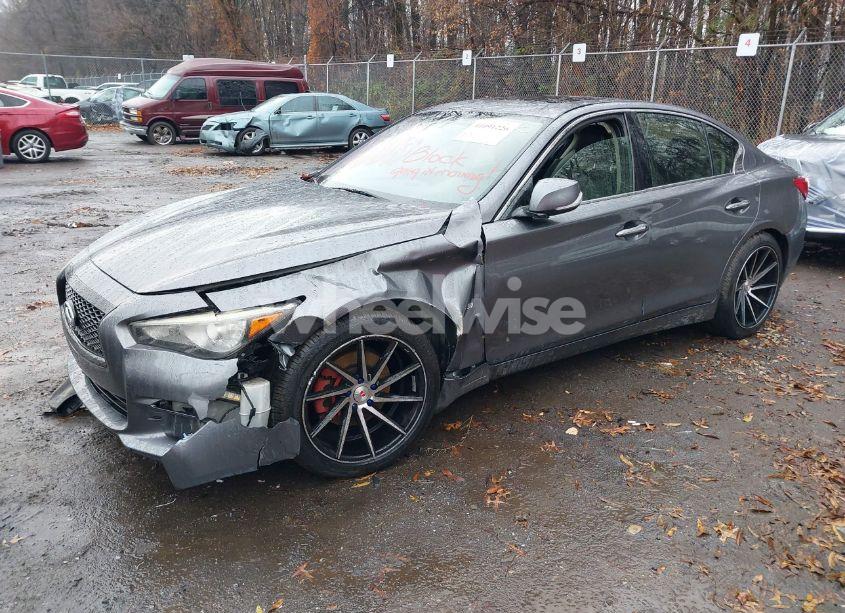 Photo 2 of 2014 Infiniti Q50 PREMIUM (VIN JN1BV7AR6EM695345)