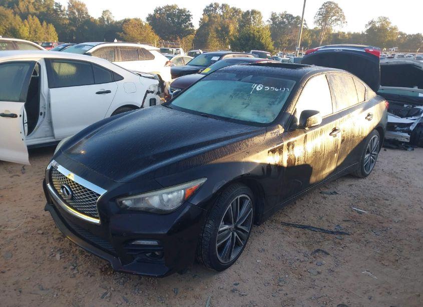 Photo 2 of 2014 Infiniti Q50 SPORT (VIN JN1BV7AR8EM684198)