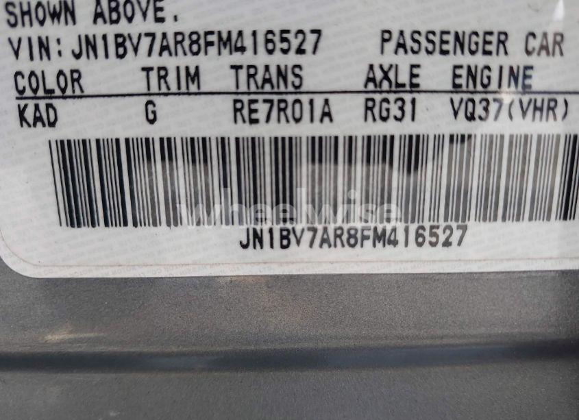 Photo 9 of 2015 Infiniti Q50 PREMIUM (VIN JN1BV7AR8FM416527)