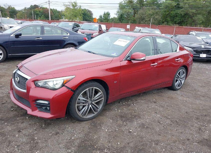 Photo 2 of 2014 Infiniti Q50 SPORT (VIN JN1BV7AR9EM696361)