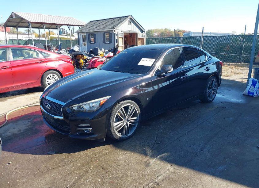 Photo 2 of 2014 Infiniti Q50 PREMIUM (VIN JN1BV7AR9EM707603)