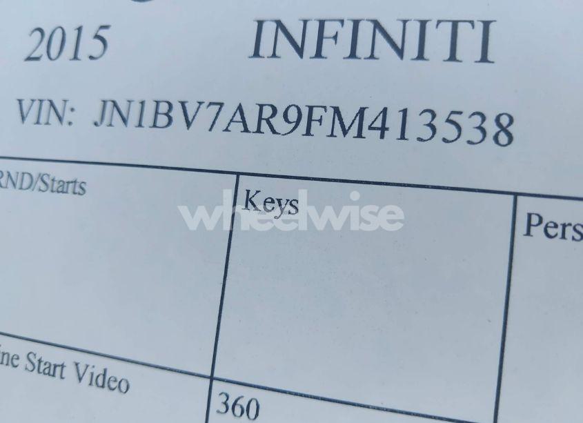 Photo 9 of 2015 Infiniti Q50 PREMIUM (VIN JN1BV7AR9FM413538)