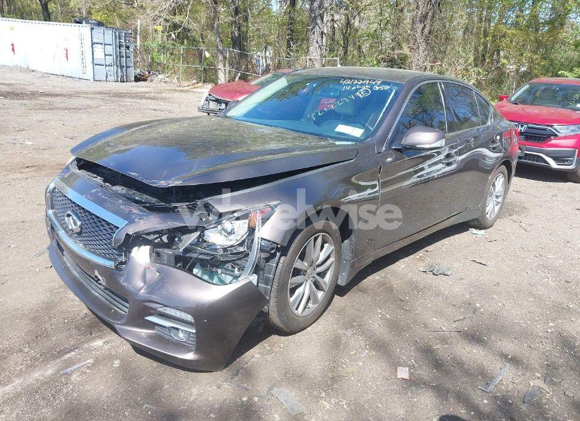 Photo 2 of 2014 Infiniti Q50 PREMIUM (VIN JN1BV7ARXEM684719)