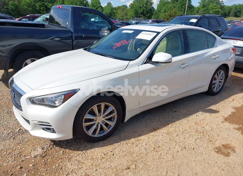 Photo 2 of 2015 Infiniti Q50 PREMIUM (VIN JN1BV7ARXFM414391)