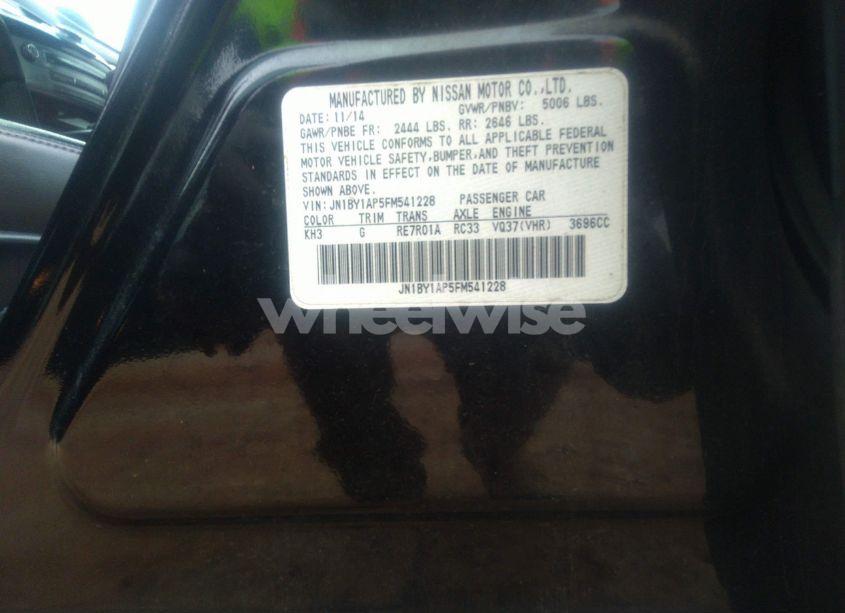 Photo 9 of 2015 Infiniti Q70 3.7 (VIN JN1BY1AP5FM541228)