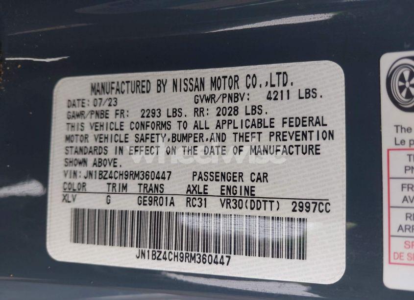 Photo 9 of 2024 Nissan Z NISMO AUTO (VIN JN1BZ4CH9RM360447)