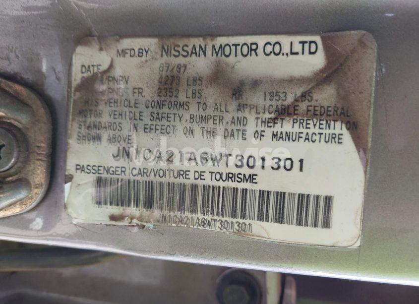 Photo 9 of 1998 Nissan Maxima GLE/GXE/SE (VIN JN1CA21A6WT301301)