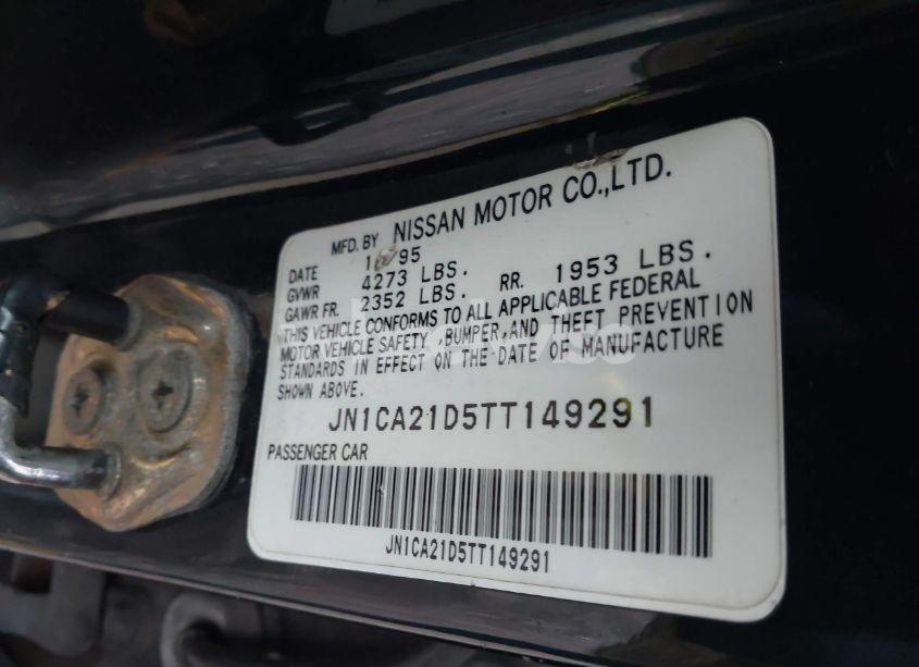 Photo 9 of 1996 Nissan Maxima GLE/GXE/SE (VIN JN1CA21D5TT149291)