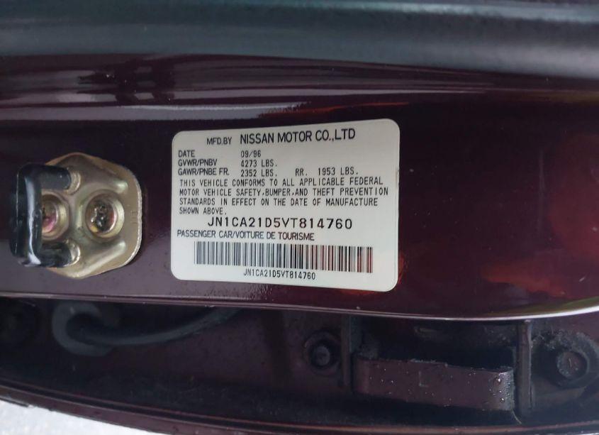 Photo 9 of 1997 Nissan Maxima GLE/GXE/SE (VIN JN1CA21D5VT814760)