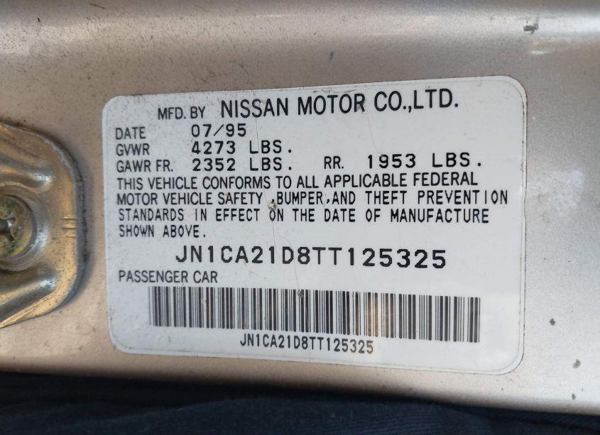 Photo 9 of 1996 Nissan Maxima GLE/GXE/SE (VIN JN1CA21D8TT125325)