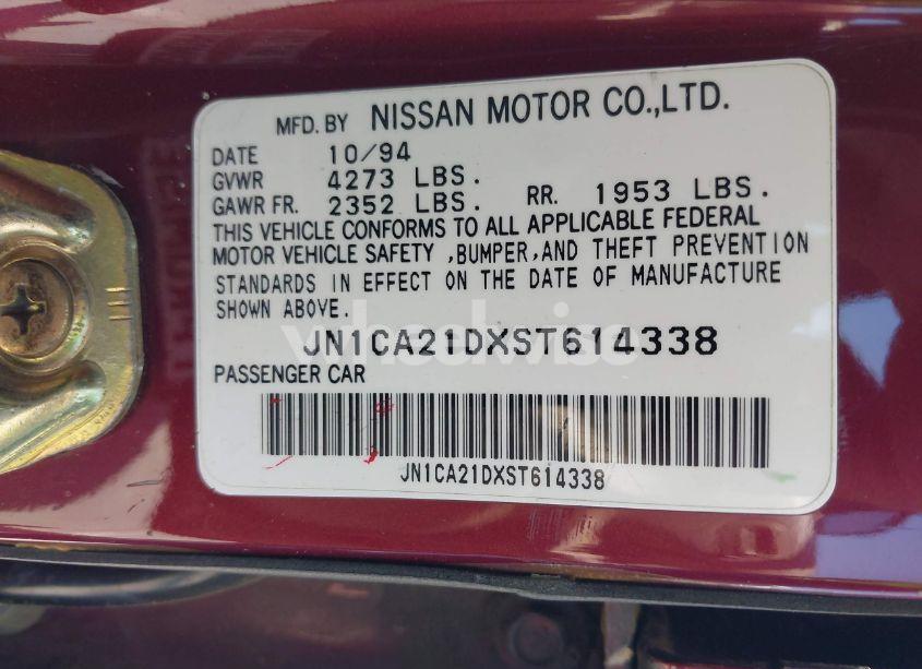 Photo 9 of 1995 Nissan Maxima GLE/GXE/SE (VIN JN1CA21DXST614338)