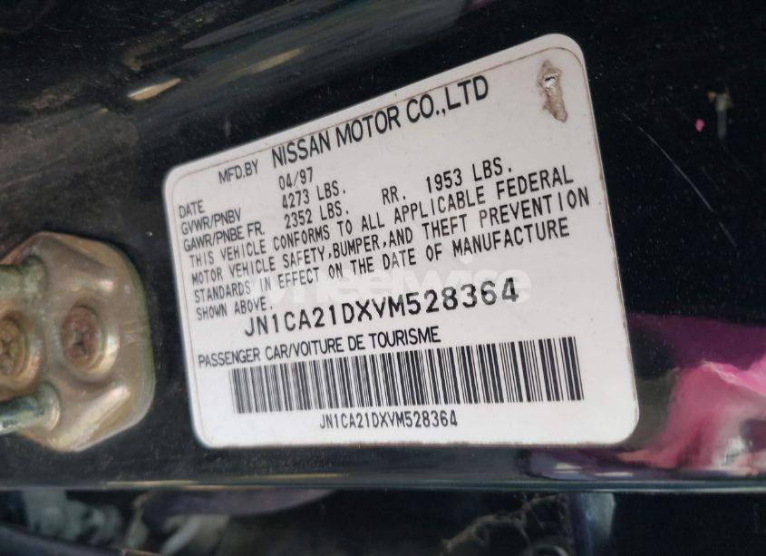 Photo 9 of 1997 Nissan Maxima GLE/GXE/SE (VIN JN1CA21DXVM528364)