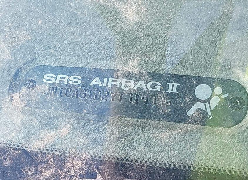 Photo 9 of 2000 Nissan Maxima GLE/GXE/SE (VIN JN1CA31D2YT719776)